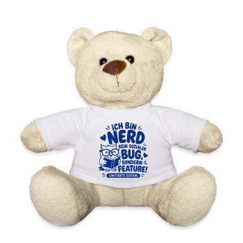 Nerd Feature Limitierte Edition - Teddy - Weiß - Vorne