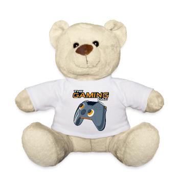 The Gaming Dad Zocker Vater Geschenk - Teddy - Weiß - Vorne