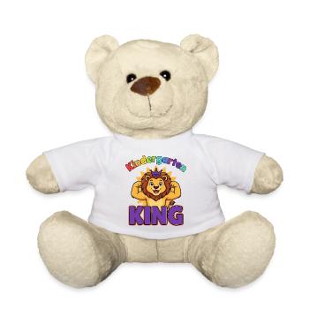 Kindergarten König – Löwenheld - Teddy - Weiß - Vorne