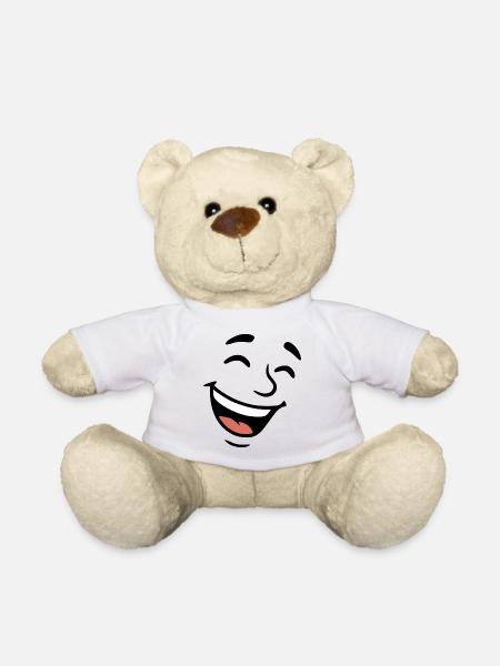 Lachen - Teddy - Weiß