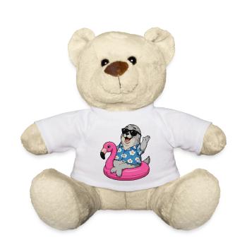 Seal Hawaii Humor - Teddy Bear - white - Front