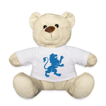 Löwe Silhouette - Teddy - Weiß - Vorne