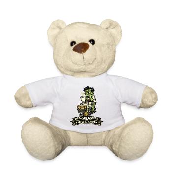 Zombie Kaffee Einkaufswagen - Teddy - Weiß - Vorne