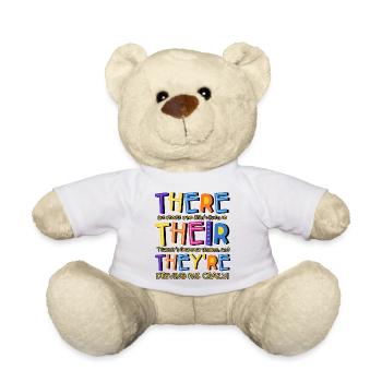 There Are People Who Didn't Listen - Teddy Bear - white - Front