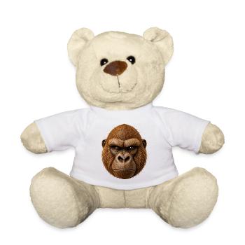 Coconut Gorilla | Strong animal motif - Teddy Bear - white - Front