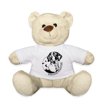 English Pointer Portrait Dogs Hunting Dogs Hunting Dog - Teddy Bear - white - Front