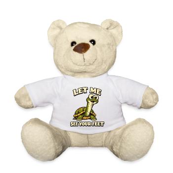 Conception du Pied de Tortue - Nounours - blanc - Devant