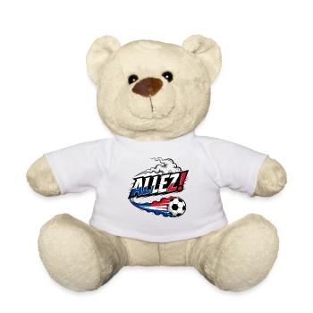 Allez Frankreich Fußballsommer Fußballfans - Teddy - Weiß - Vorne