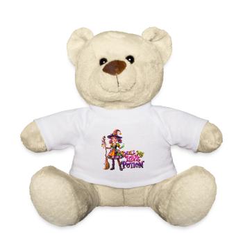 Liebetrank-Hexen-Illustration - Teddy - Weiß - Vorne