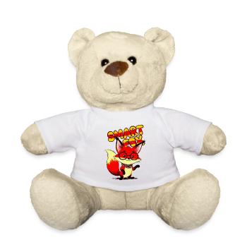 Lunettes de dessin animé Renard Intelligent - Nounours - blanc - Devant