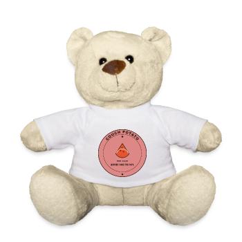 Couch Potato Run Club Badge - Teddy - Weiß - Vorne