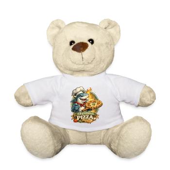 Pizzahai Kochheld - Teddy - Weiß - Vorne