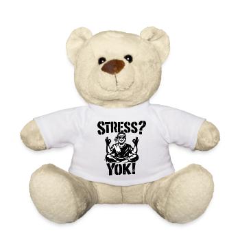 Stress? Yok! | Türkisches Stencil Streetwear Desig - Teddy - Weiß - Vorne