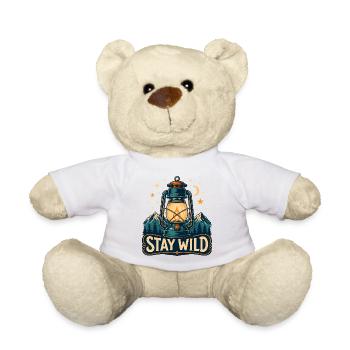 Stay Wild Laterne Waldnächte - Teddy - Weiß - Vorne