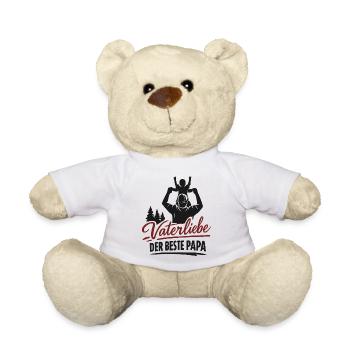 Vaterliebe – Der beste Papa - Teddy - Weiß - Vorne