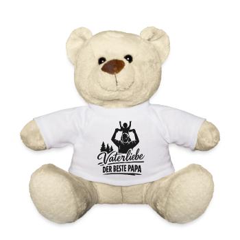 Vaterliebe: Der beste Papa - Teddy - Weiß - Vorne