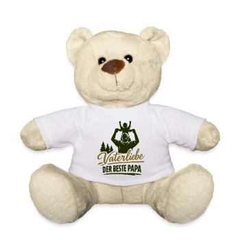 Vaterliebe: Der beste Papa - Teddy - Weiß - Vorne