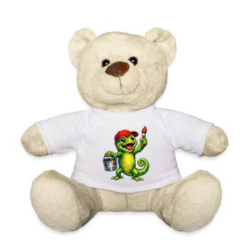 Caméléon avec couleur - Nounours - blanc - Devant