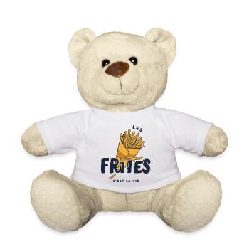 Frites – Les Frites, C’est la Vie - Nounours - blanc - Devant