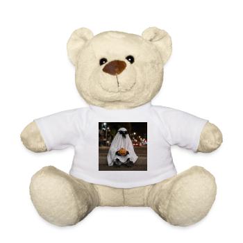 T-shirt Lunettes de Soleil Raven Ghost Halloween - Nounours - blanc - Devant
