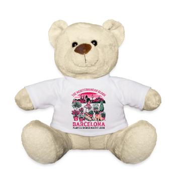 The Barcelona Plants And Spanish Mastiff Lover - Teddy Bear - white - Front
