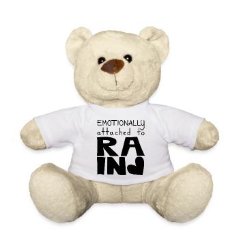 Émotionnellement attaché à Rain, Black - Nounours - blanc - Devant