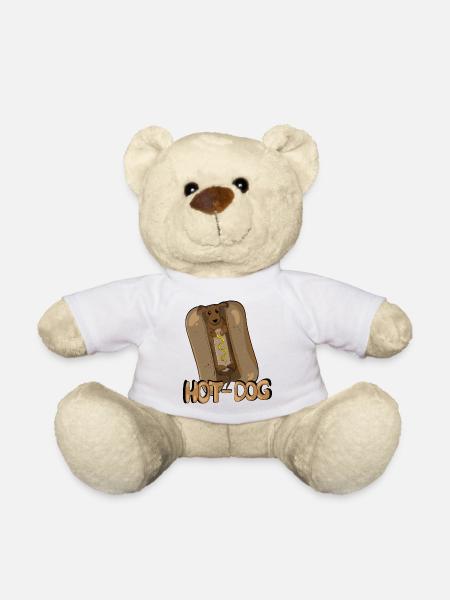 Hot-Dog - Teddy - Weiß