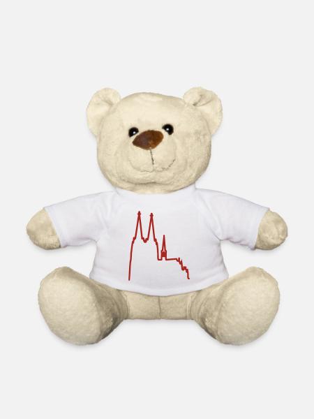 Kölner Dom - Teddy - Weiß