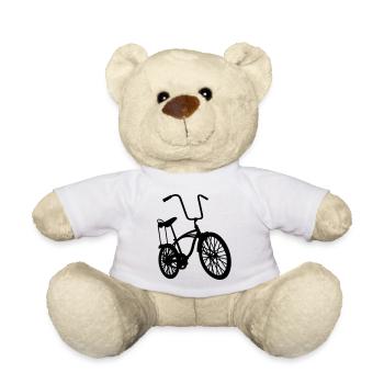 old school retro bike - Teddy - Weiß - Vorne