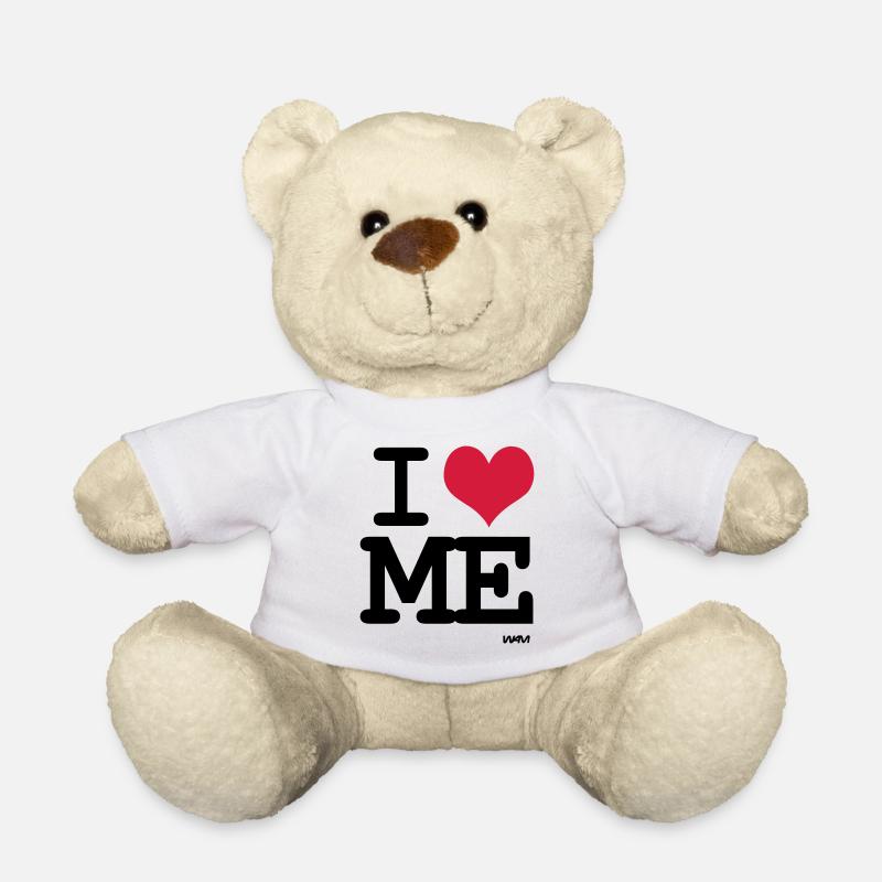 I love me - couleur personnalisable - Nounours - blanc