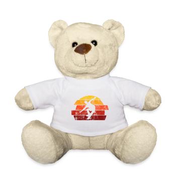 Skateboarder Skateboard Skater Skate Skateing - Nounours - blanc - Devant