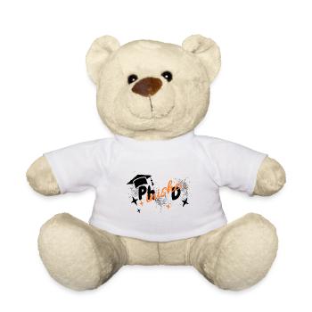 Degree Doctor Phinished University Uni - Teddy Bear - white - Front