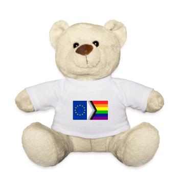 Fierté europe - Nounours - blanc - Devant