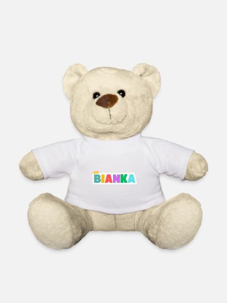 Bianka! Personnalisable - Nounours - blanc