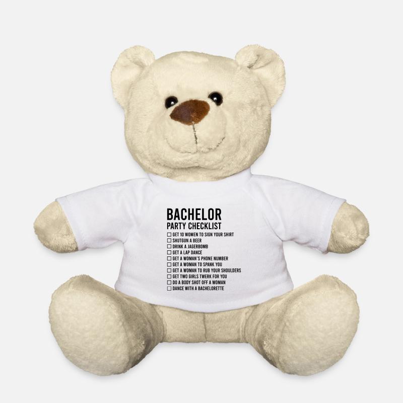 Junggesellenabschied - Teddy - Weiß