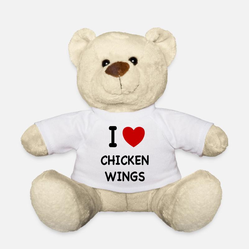 Chicken Wings - Teddy - Weiß
