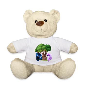 Câlins de mignonnerie - Nounours - blanc - Devant