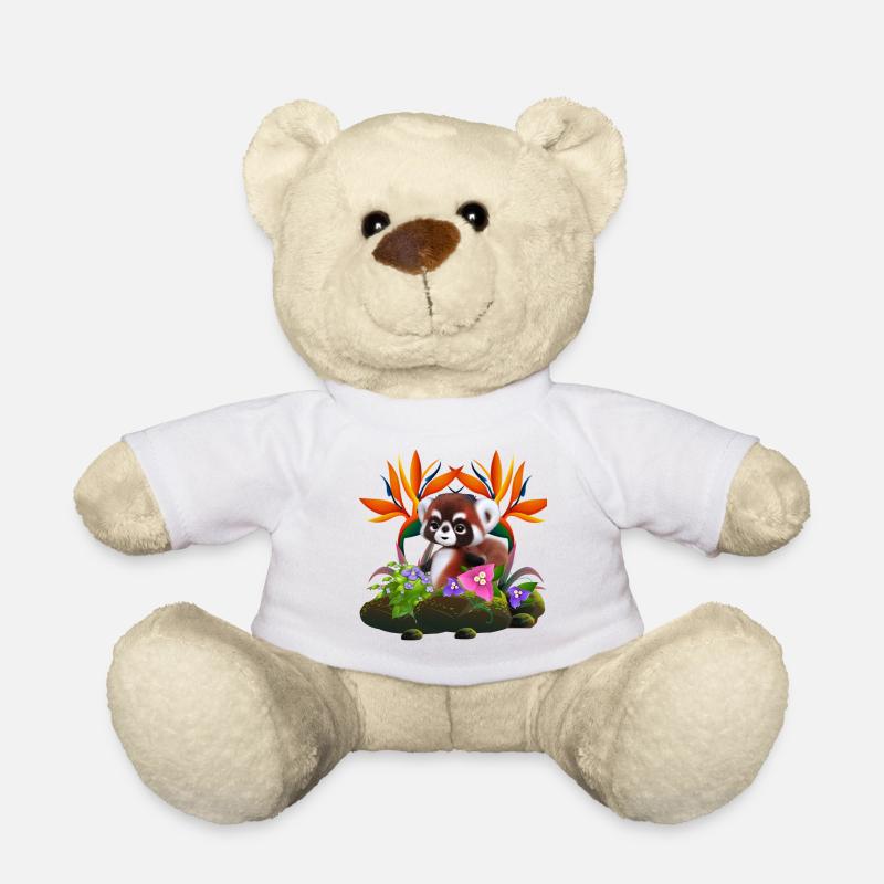 Mignon bébé à fourrure - Nounours - blanc