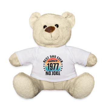 Bester Papa der Welt seit 1977 Vatertag - Teddy - Weiß - Vorne