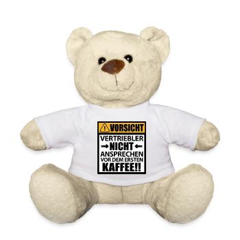 Vertriebler Vertriebsmitarbeiter Sprüche Lustig - Teddy - Weiß - Vorne