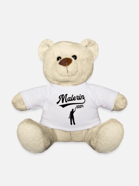 Malerin 2024 Beruf Malerei Lackiererin Azubi - Teddy - Weiß