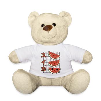 Pastèques Kawaii - Nounours - blanc - Devant