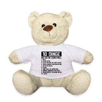 Car Tuning Screwdriver - Teddy Bear - white - Front