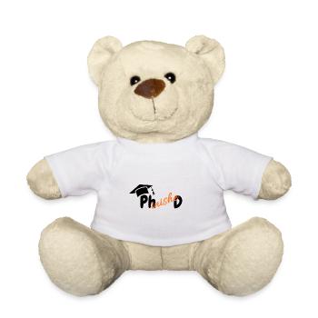 Graduated Doctor Phinished University passed - Teddy Bear - white - Front
