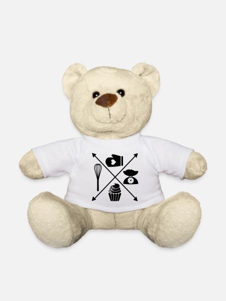 to bake - Teddy Bear - white