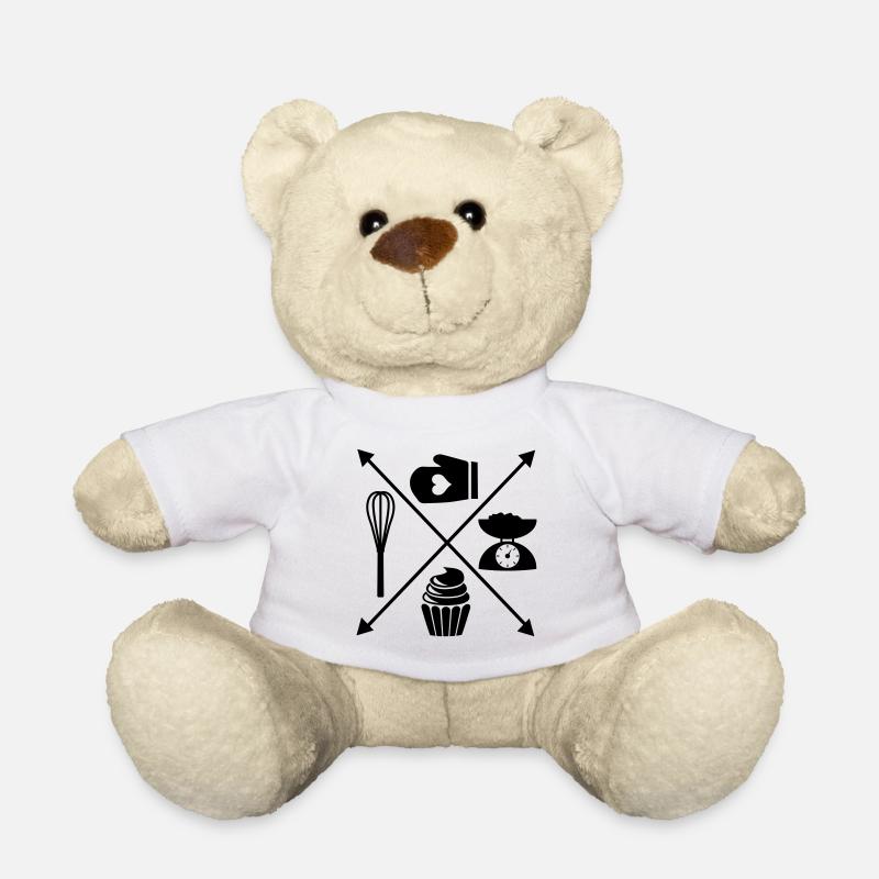 to bake - Teddy Bear - white