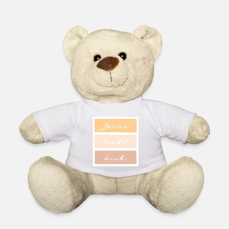 Jésus t’aime - Nounours - blanc