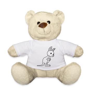 Kangaroo Comic - Teddy - Weiß - Vorne