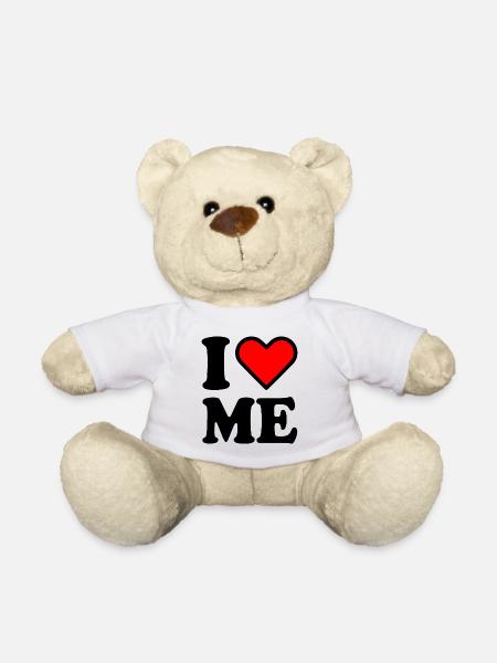 I love me - Teddy - Weiß