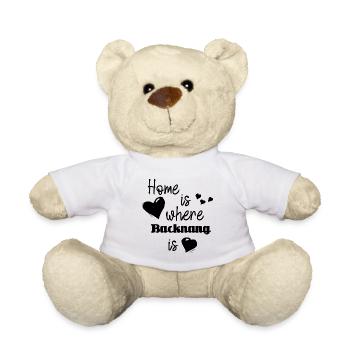 Zuhause in Backnang - Home is where Backnang is - Teddy - Weiß - Vorne